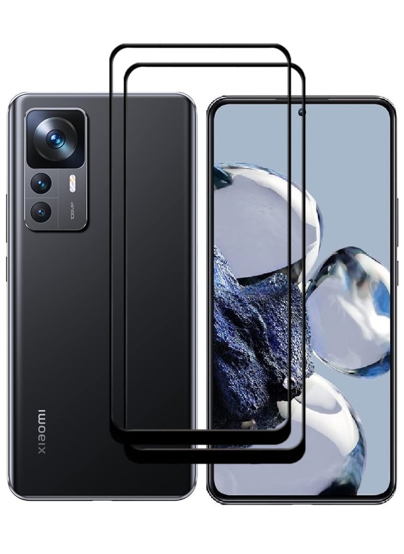 ACLIX 2 Pieces Antistatic ESD Dustproof Premium Quality High Definition Tempered Glass Screen Protector Designed For Xiaomi 12T Pro - Image 1