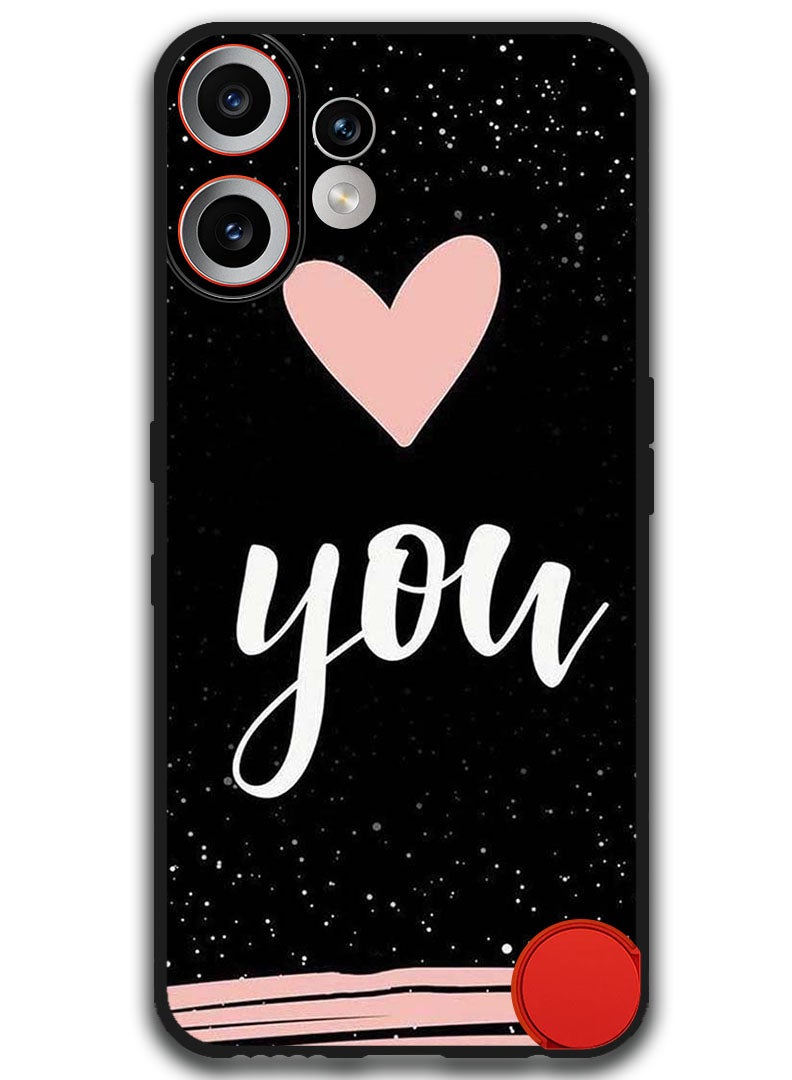 Theodor Case Compatible with Nothing CMF Phone 2 Pro 6.77 Inch Protection Shockproof Bumper Cover You  Heart - Image 1