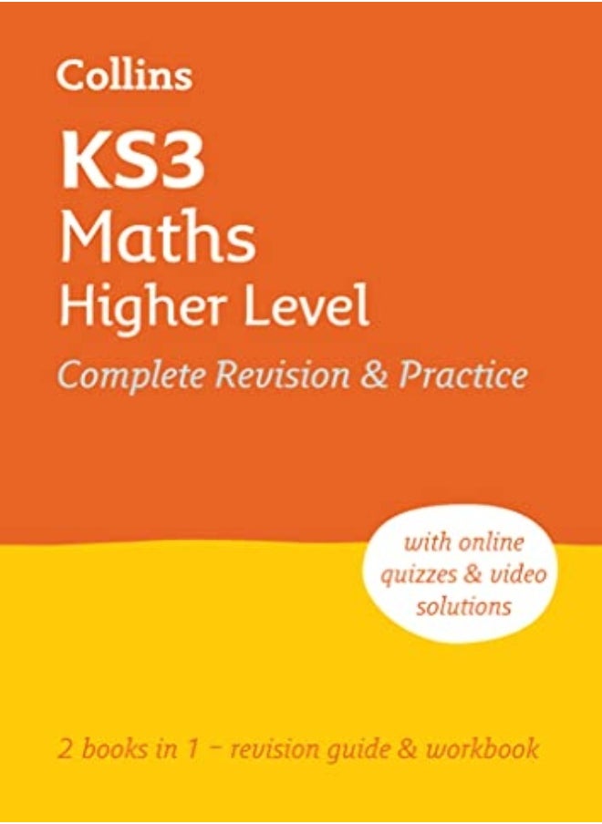 Ks3 Maths Higher Level Allinone Complete Revision And Practice Ideal For Years 7 8 And 9 Collin by Collins KS3 Paperback 