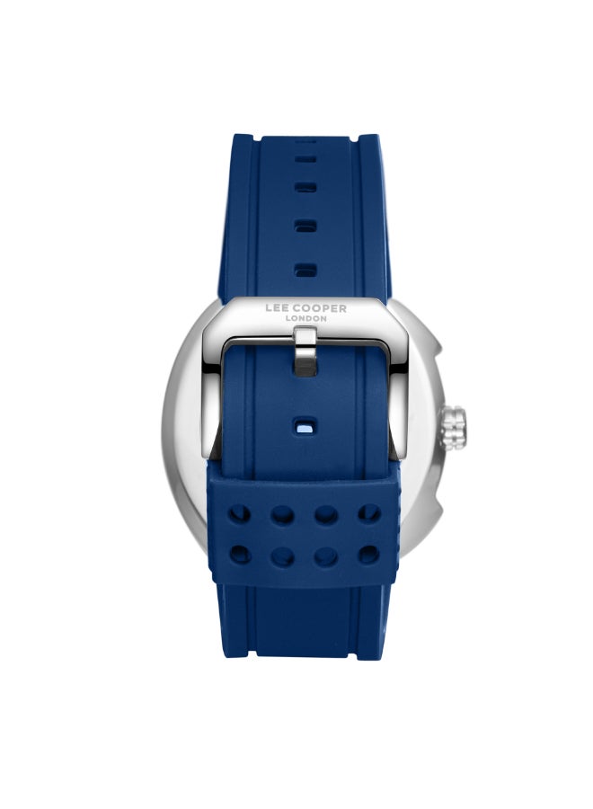 Lee Cooper Men's Silicone Analog Watch LC08245.399 - 45x44 mm - Image 4