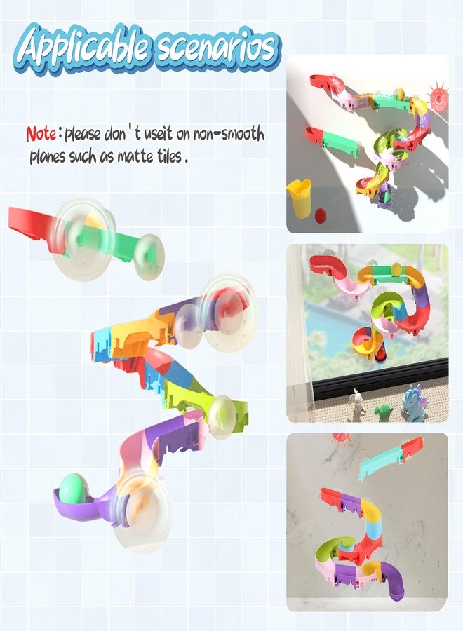 taseyok Toddler Bath Toys, Baby Bathtub Toys with Elephant Shower Sprays and Slide Track, Fishing Floating Animals Toys, Creative Shower Toys Christmas Birthday Gifts for Boys and Girls - Image 3
