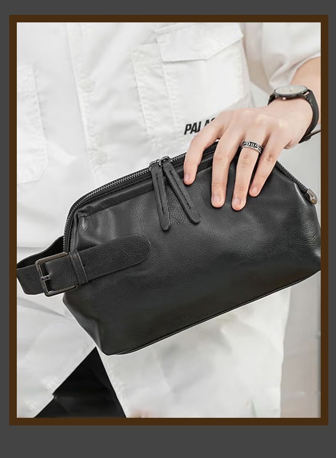 Canway Men's Casual Clutch Bag of Business Made of PU Leather Mobile Phone Bag - Image 1