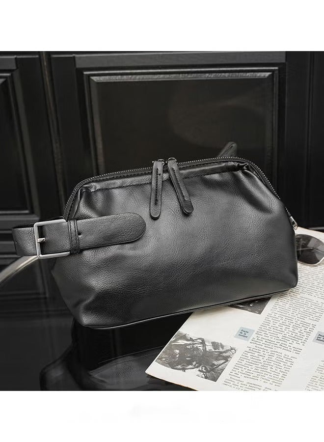 Canway Men's Casual Clutch Bag of Business Made of PU Leather Mobile Phone Bag - Image 3