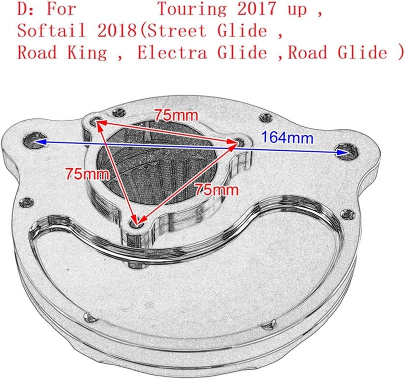 QASULER Motorcycle Air Filter CNC Air Cleaner - Image 2