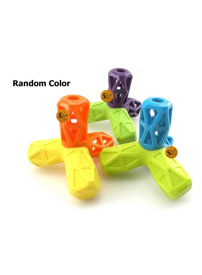 Sage Square Interactive Dog Toy For Large Dog & Small Dog, Non-Toxic, Natural Rubber, Tooth Cleaning, Iq Training, Chewing, Playing, Treat Dispensing - Image 4