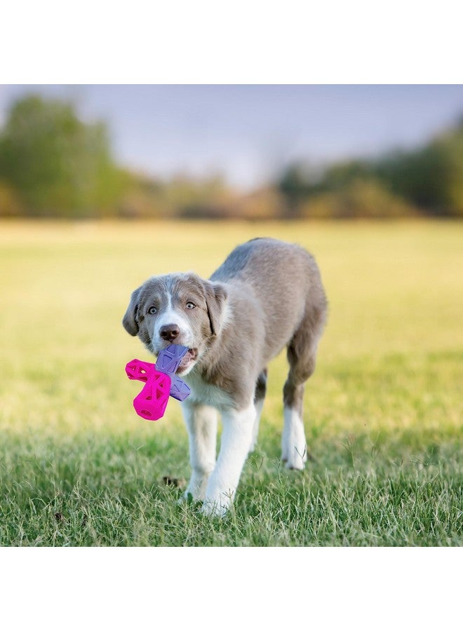 Sage Square Interactive Dog Toy For Large Dog & Small Dog, Non-Toxic, Natural Rubber, Tooth Cleaning, Iq Training, Chewing, Playing, Treat Dispensing - Image 5