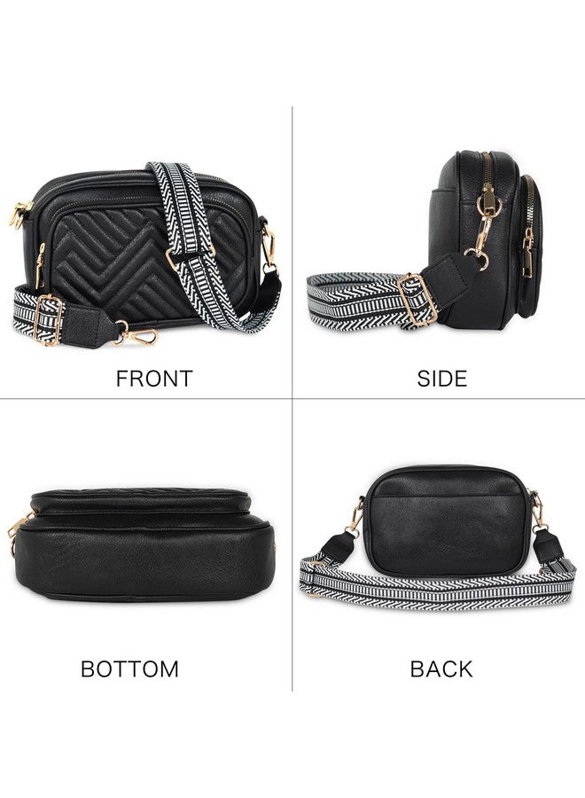 EXTREE crossbody Bags for Women,Trendy Shoulder Vegan Leather Handbags, Satchel Purse with Adjustable Wide Vintage Strap - Image 4