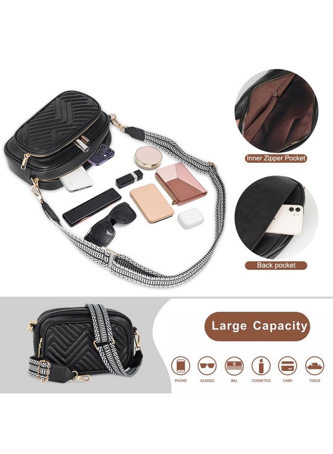 EXTREE crossbody Bags for Women,Trendy Shoulder Vegan Leather Handbags, Satchel Purse with Adjustable Wide Vintage Strap - Image 2