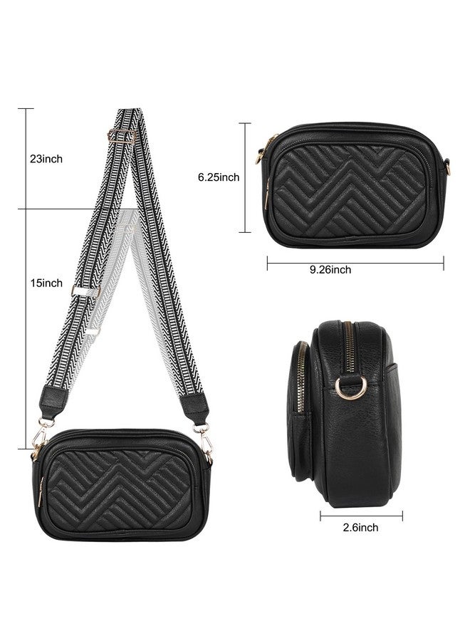 EXTREE crossbody Bags for Women,Trendy Shoulder Vegan Leather Handbags, Satchel Purse with Adjustable Wide Vintage Strap - Image 3