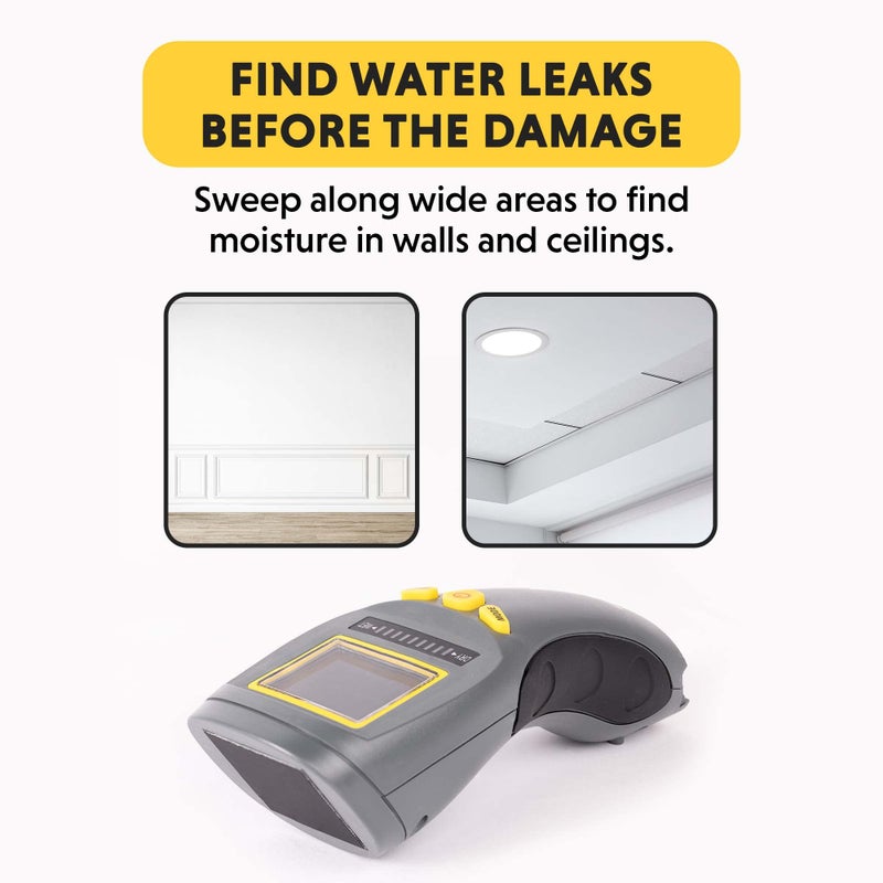 General Tools General Tools LCD Moisture Meter #MM8 - Leak and Humidity Detector - Pinless and Non-Invasive  - Image 4