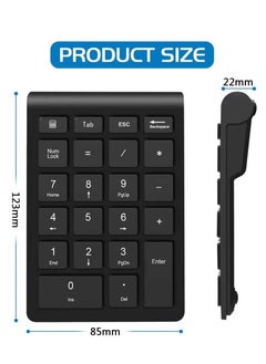 Rock Pow Wireless Number Pads Numeric Keypad 22 Keys  - Image 3