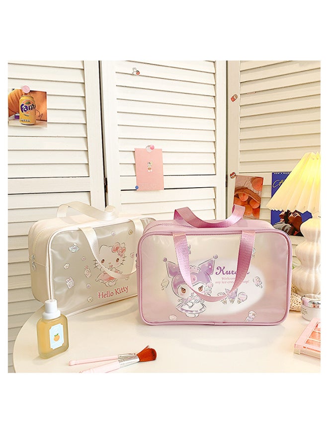 Genuine Sanrio Cute Cartoon Waterproof Portable Cosmetic Bag Beach Bag Commuter Women's Bag - Image 5