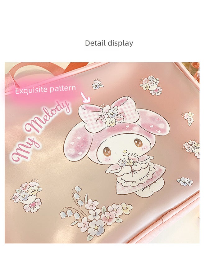 Genuine Sanrio Cute Cartoon Waterproof Portable Cosmetic Bag Beach Bag Commuter Women's Bag - Image 3