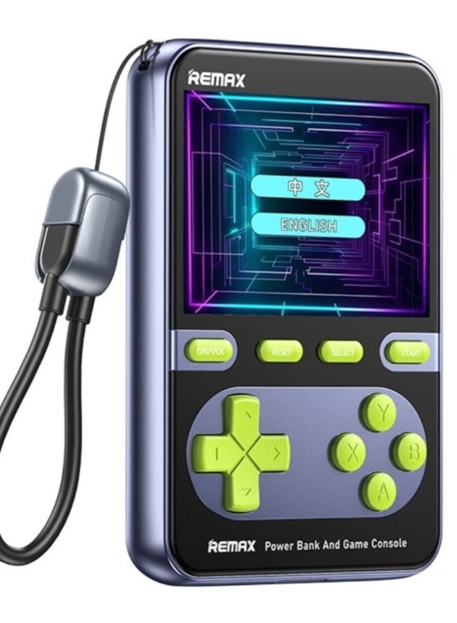 ريماكس بنك طاقة ريماكس FCP-13 فائق النحافة، سعة 10000 مللي أمبير/ساعة، بقوة 20 واط | شاحن محمول سريع الشحن، مزود بشاشة عرض وحزام لوحدة تحكم الألعاب - Image 1