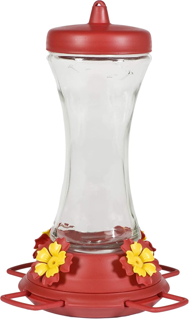 Perky-Pet 476-3 Adjustable Perch Glass Hummingbird Feeder - Image 1