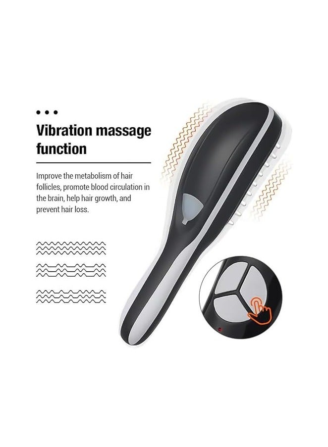 مشط تدليك فروة الرأس الكهربائي - جهاز تدليك الرأس بضوء LED - Image 4