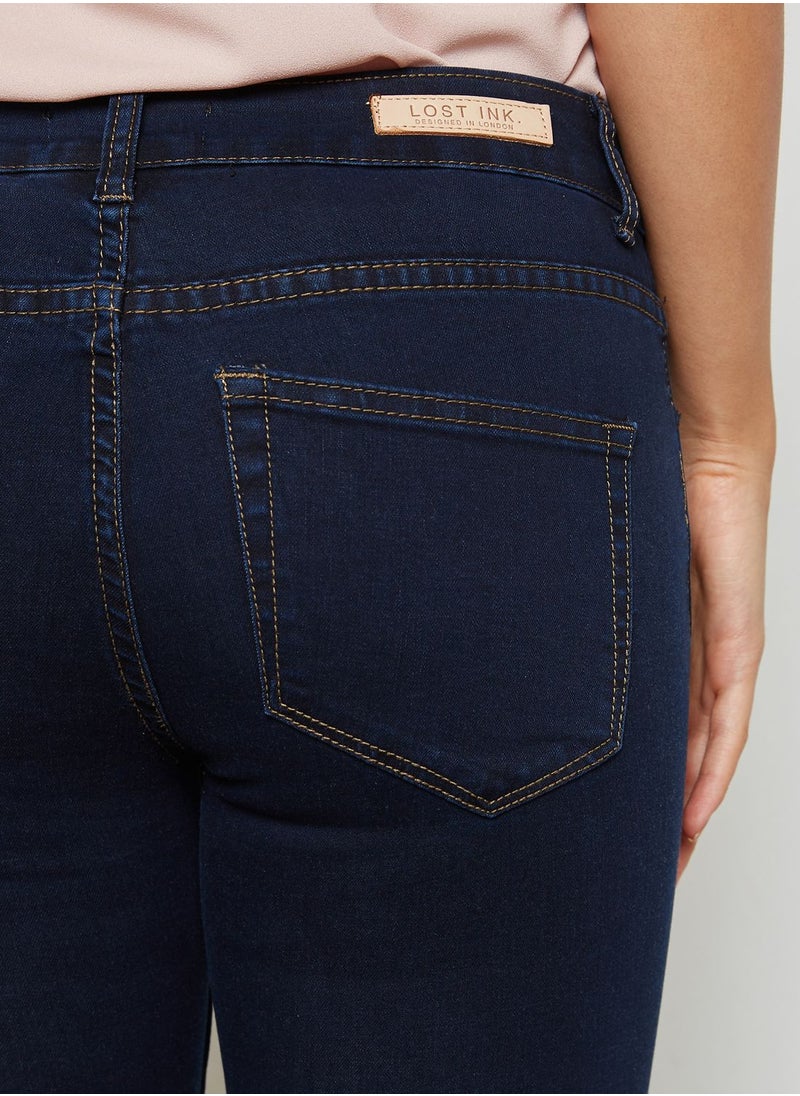 LOST INK Slim Flared Jeans  - Image 4