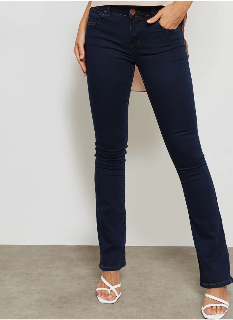 LOST INK Slim Flared Jeans