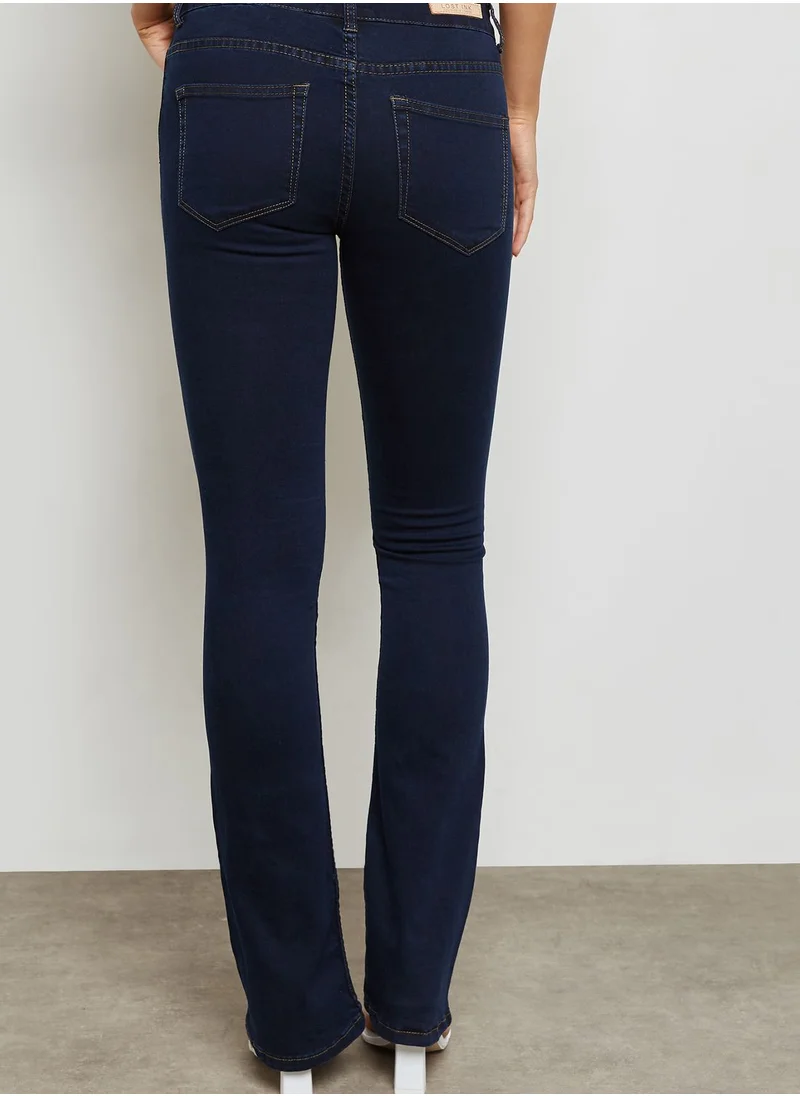 LOST INK Slim Flared Jeans