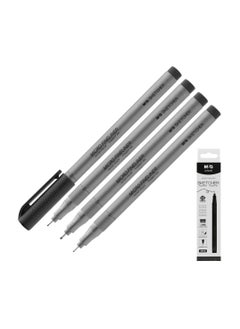 M&G M&G Chenguang Fine liner Sketcher 3 pcs (0.1/0.3/0.5) black - No:ACP901BP  - Image 1