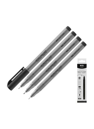 M&G Chenguang Fine liner Sketcher 3 pcs (0.1/0.3/0.5) black - No:ACP901BP - pzsku/ZB2A161BFD9F805D5AE40Z/45/_/1724878681/c3df4527-f2e6-4267-939f-b5e0c0c0400c