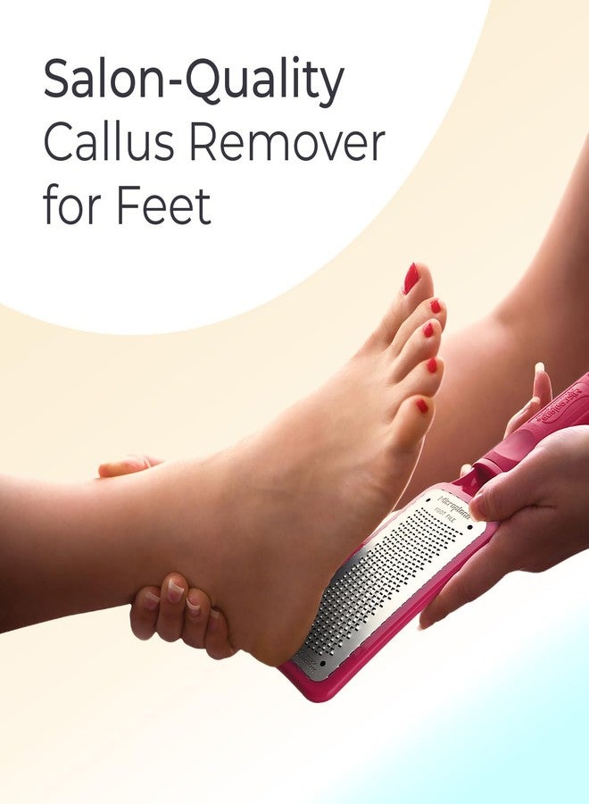 Microplane Colossal Foot File Scraper - The Original Stainless Steel Foot Rasp, Dead Skin/Callus Remover for Feet, Gentle Foot Scrubber, Pedicure Tools for Salon-Quality Foot Care, Brown - Image 4