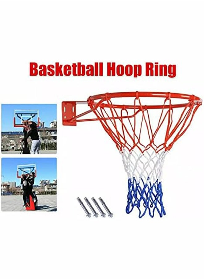 Generic - Basketball Ring With Net - 45cm 45cm 45cm - Image 1