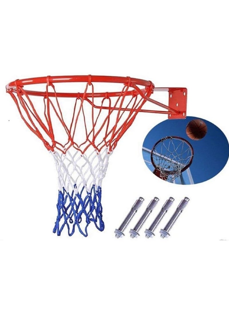 Generic - Basketball Ring With Net - 45cm 45cm 45cm - Image 1
