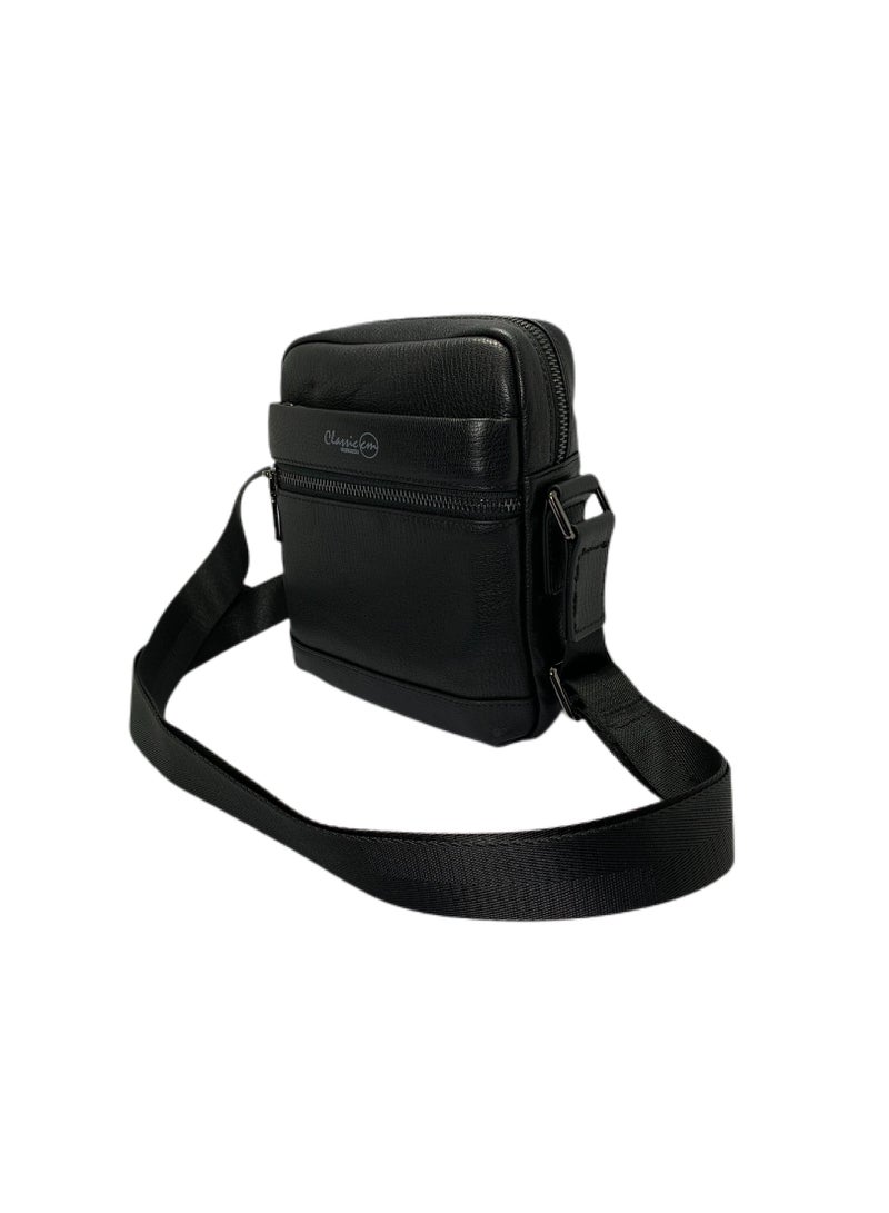 Classic Milano Classic Milano Men's Shoulder Bag Leather Crossbody Bag for Men Side Bag Sling Bag Small Messenger Bag Casual Travel Daily by Milano Leather  - Image 2