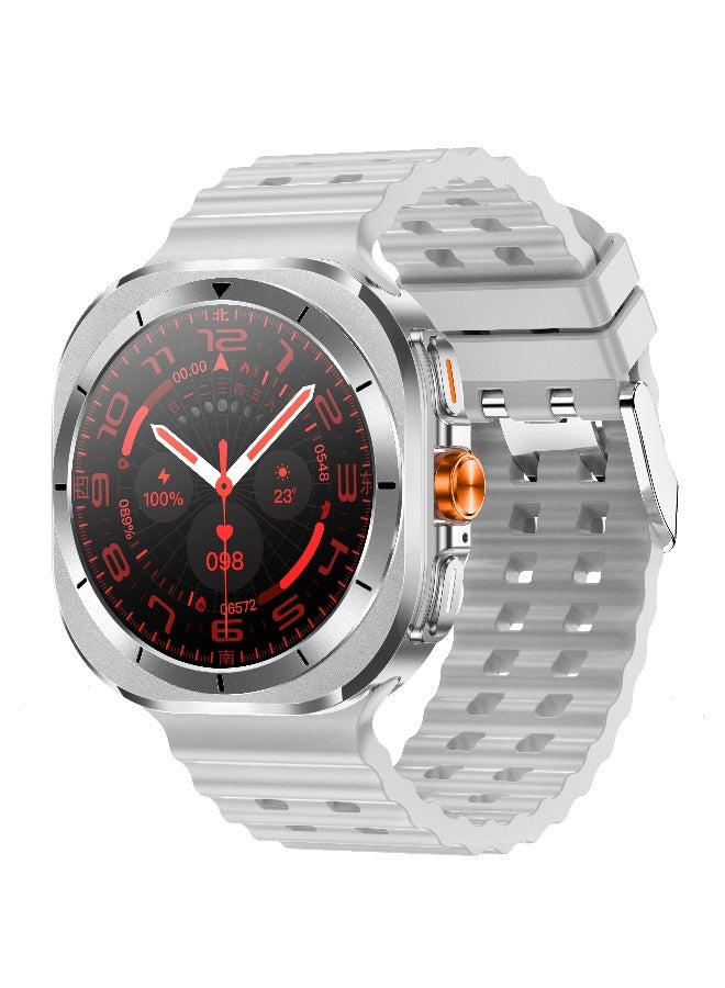 Topleo New Arrival Z7 Ultra Smart Watch,Compass Smart Watch For Outdoor Sport,Bluetooth Call,Heart Rate Fitness Monitor,Wireless Charging,Message Reminder,Sport Watch For Men And Woman,Water Proof,Gesture Control,Multifunctional,With 2 Bands - Image 1