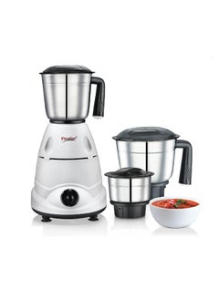PRESTIGE Prestige Primo 500W Mixer Grinder with 3 SS Jars, White & Black 