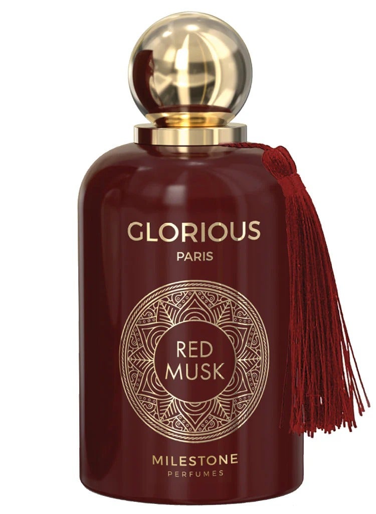 Milestone Glorious Paris Red Musk Eau De Parfum For Unisex - 100 ML - Image 3