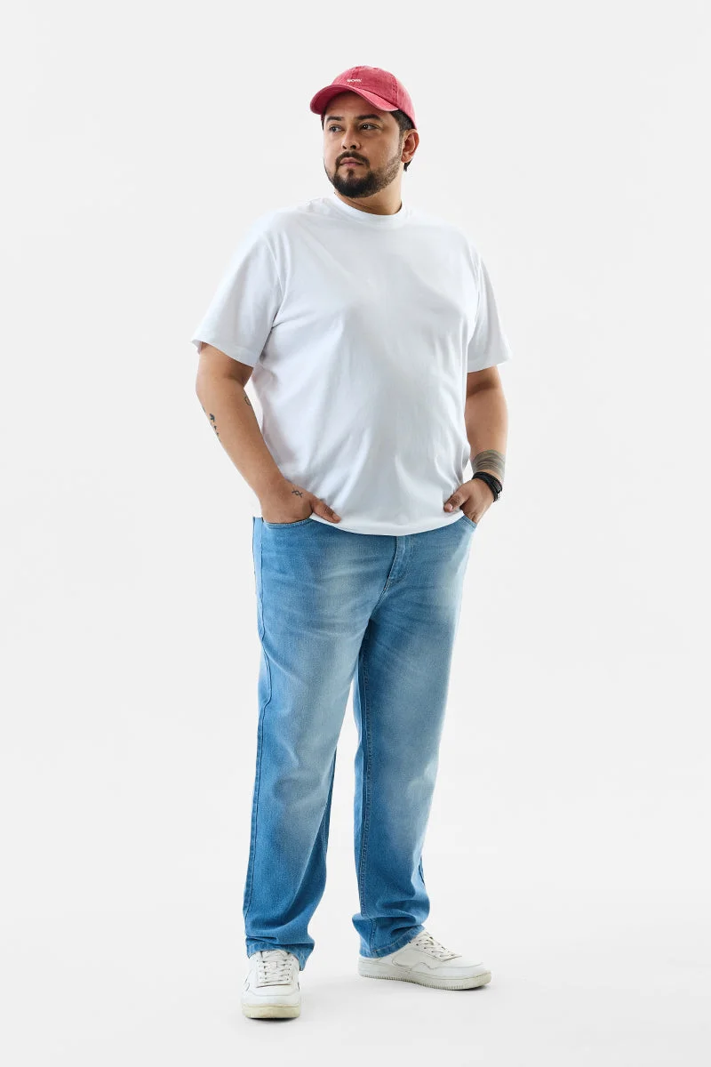 SNITCH Regular Fit 100% Cotton Plus Size T-Shirt