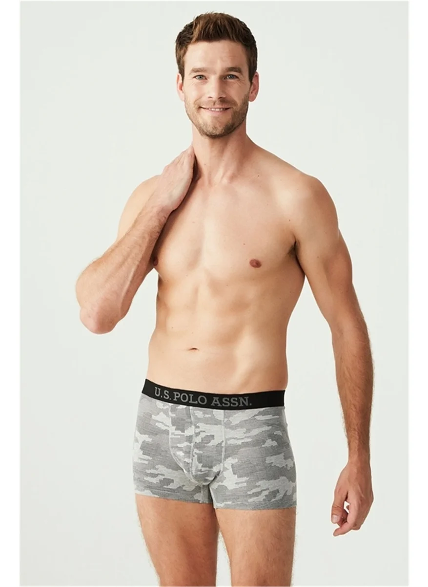 U.S. Polo Assn. BASE. Polo Assn. 80300 Men's 3-pack Boxer - Black&anthracitelange&camouflage