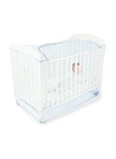 Orzbow Orzbow Baby Crib Net to Keep Baby from Climbing Out, Encrypted Mosquito Net for Crib, Crib Safety Net with Two-Way Zippers, Durable and Breathable Mesh Cover, Falls and Mosquito Bites, White  - Image 1