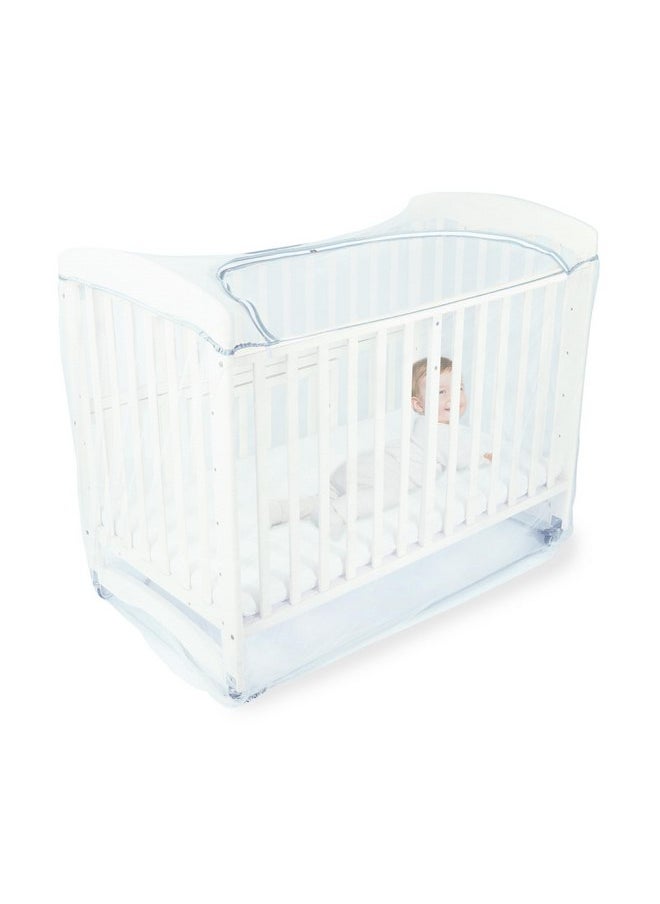 Orzbow - Orzbow Baby Crib Net to Keep Baby from Climbing Out, Encrypted Mosquito Net for Crib, Crib Safety Net with Two-Way Zippers, Durable and Breathable Mesh Cover, Falls and Mosquito Bites, White - Image 1