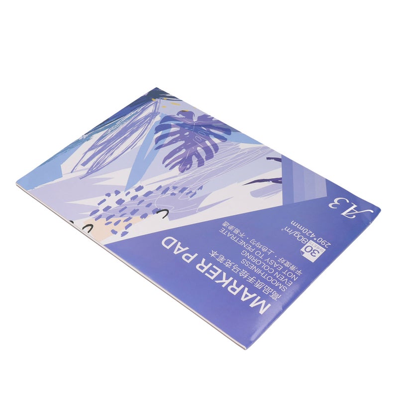 Marker Pad: A3 Size 30-Sheet Impermeable Art Paper - Portable Multi-Purpose Marker Pad Sketchbook for Artists, Beginners, Kids, Outdoor & Home Art Creation - Image 4