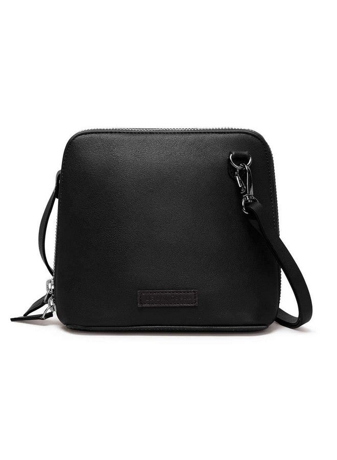 DailyObjects Trapeze Sling Crossbody Bag for Girls and Women | Made with Durable Vegan Leather Material | Carefully Handcrafted | Zip Closure | Adjustable and Detachable Straps | Multicolor - Image 1