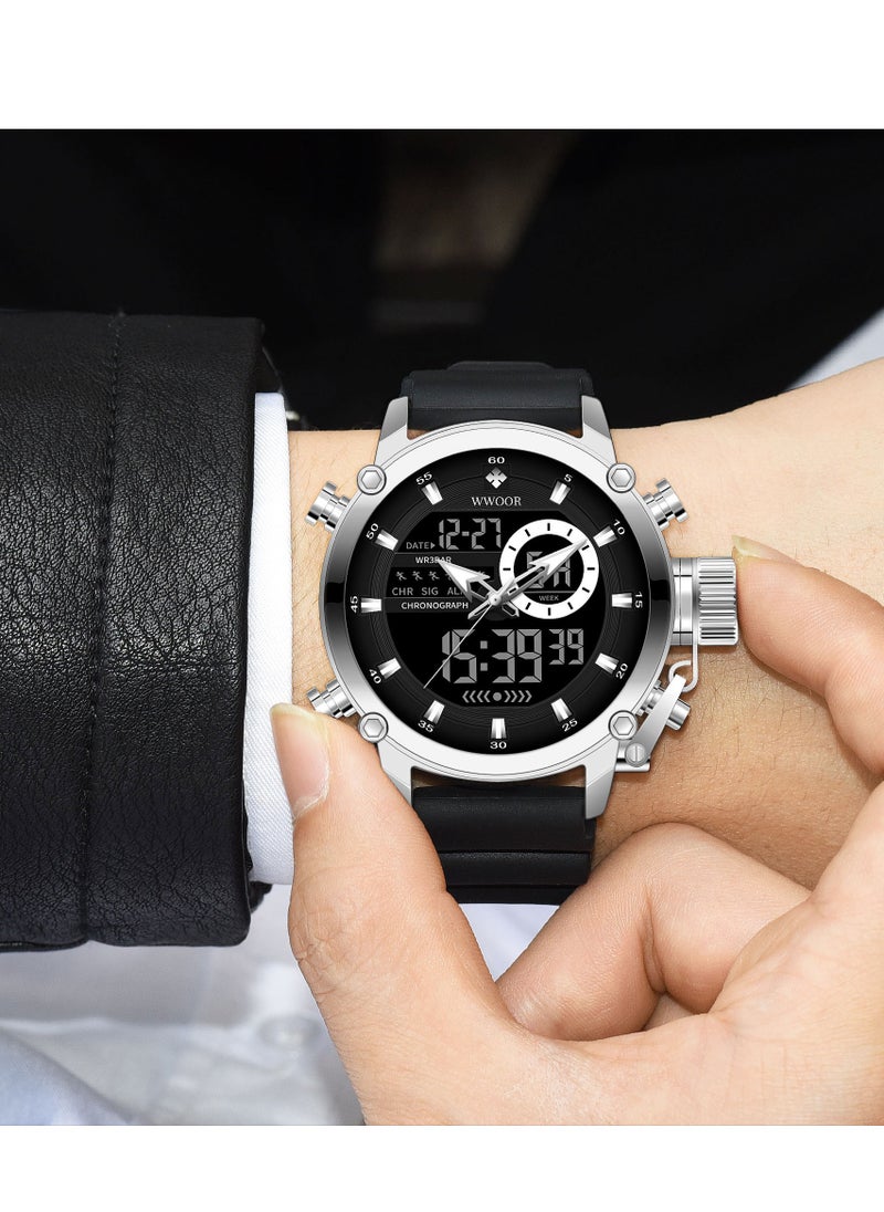 WWOOR Men's Sports Waterproof Watch  - Image 2