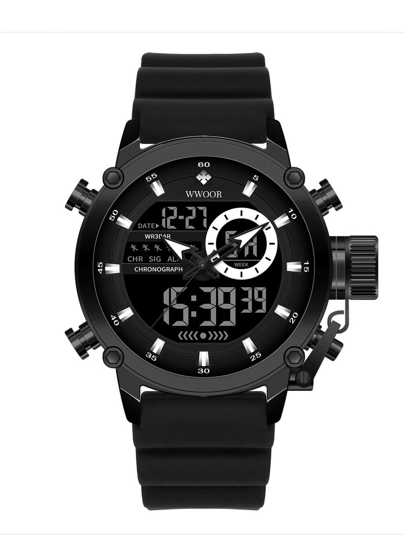 WWOOR Men's Sports Waterproof Watch  - Image 1