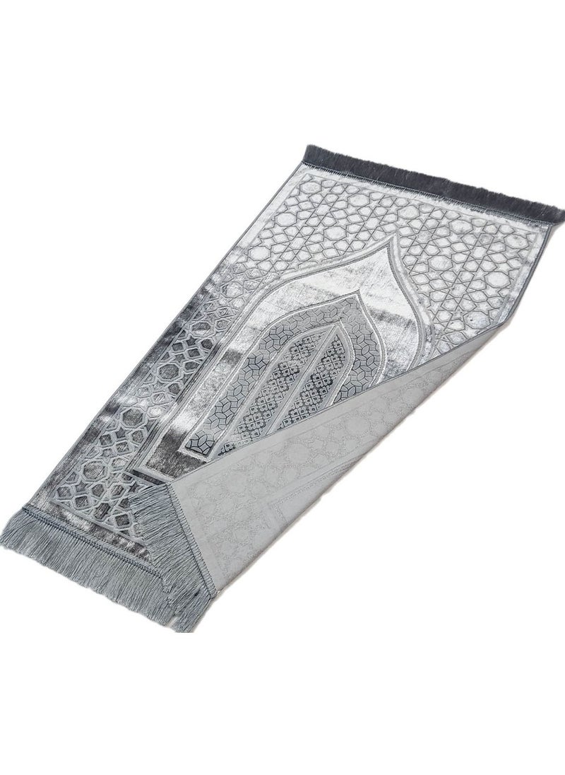 Museum Elegant Velvet Muslim Prayer Mat.High Quality Turkish Islamic Salah Rug.  - Image 2