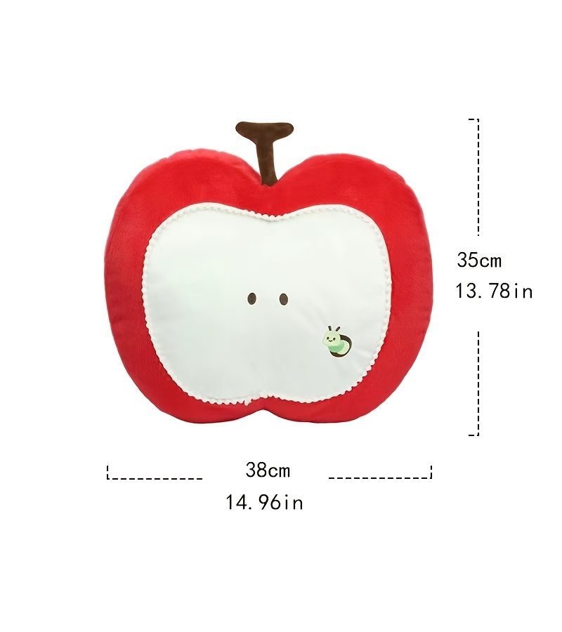 Natural Series Throw Pillow Apple 14.96x13.78inch Soft Delicate - Image 3