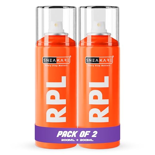 SNEAKARE 200ml RPL Spray for Shoes (Pack of 2) - Shoe Protector Spray - Stain & Water Repellent Sneaker Protector - Waterproof Spray for Shoes - Works On Leather, Suede, Nubuck & Canvas - Image 1