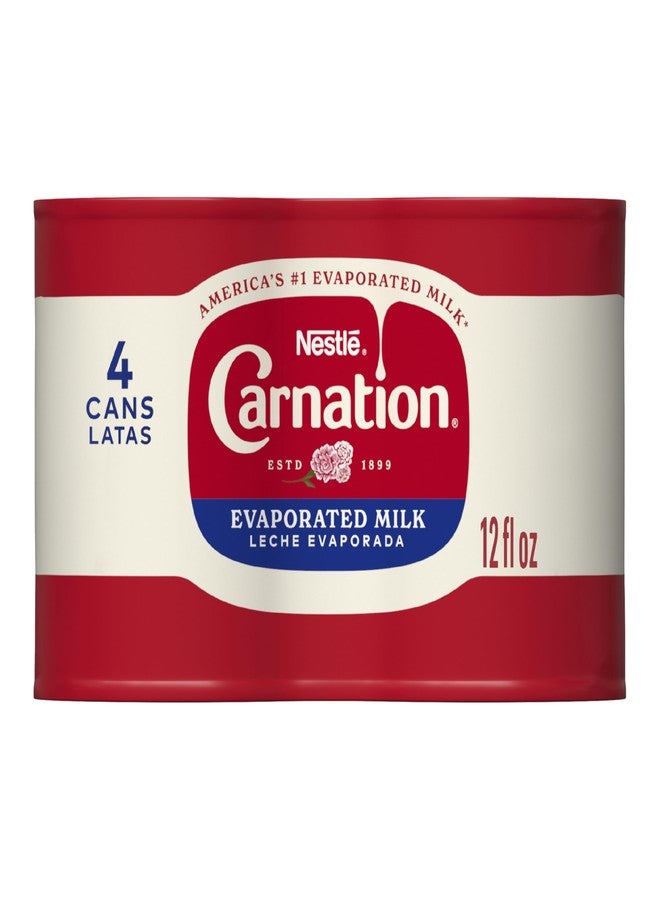 Carnation Nestlé Carnation Evaporated Milk Canned, Vitamin D Added, 4Pk 12 fl oz - Image 1