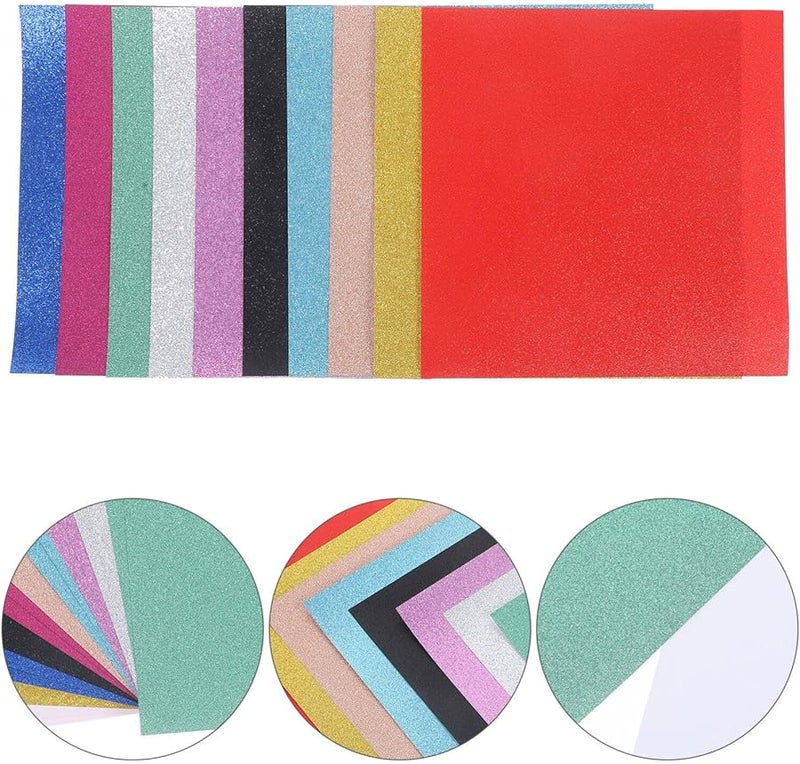 EXCEART ورق لامع 40 ورقة ملمس ناعم للحرف اليدوية DIY ولصق الصور - Image 3