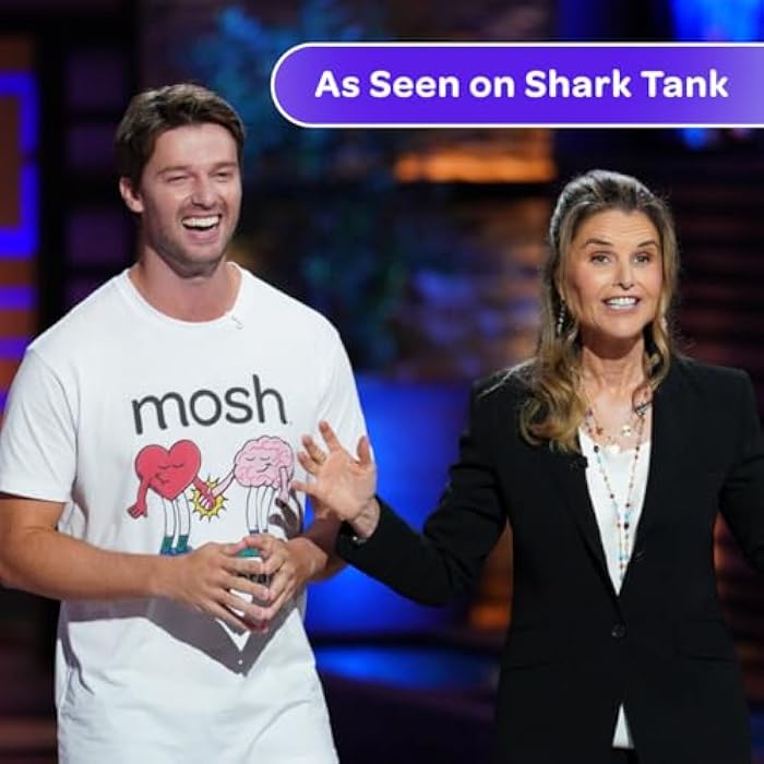 MOSH عبوة متنوعة من بار البروتين النباتي MOSH، نباتي، كيتو، خالي من الغلوتين، وجبة خفيفة صحية للدماغ مع كوجنيزين، أشواغاندا ومانة الأسد، 6 قطع - Image 5