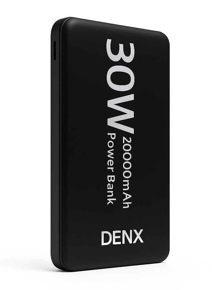 Denx DENX DX433 30W Fast Charging Power Bank 20000mAh | High Capacity Portable Charger | Dual USB Output | External Battery for Mobile, iPhone, Samsung, Tablets  - Image 3