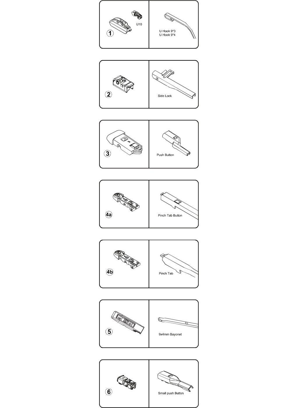 Hc Cargo - Mercedes E W211 2003 - 2008 Front Banana Wiper Set - Image 1