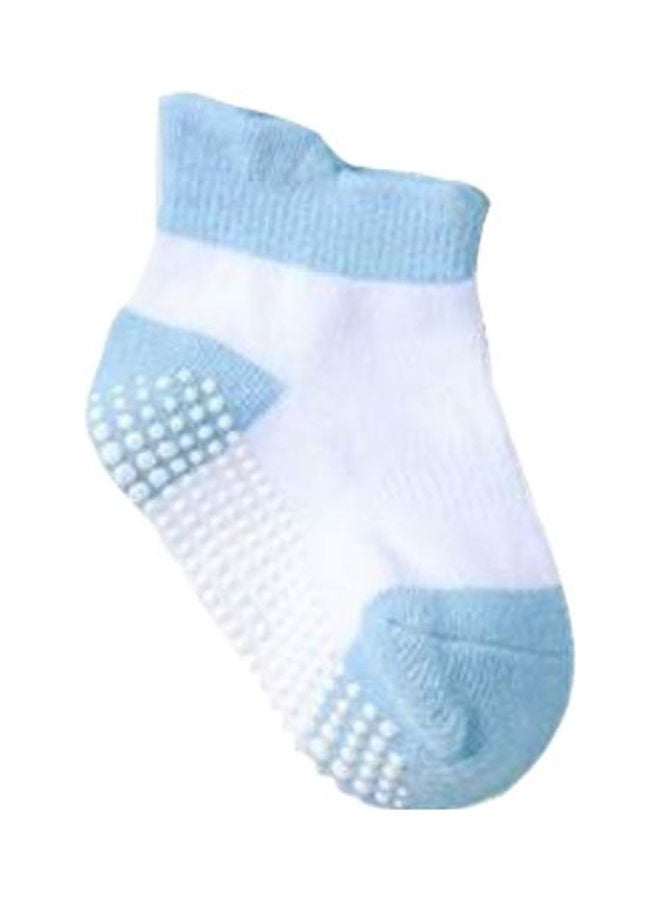 100% Cotton Antislip Socks White - Image 2