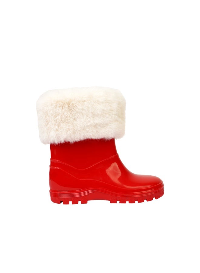 جيليز بوط بفرو للمطر للاطفال اولاد وبنات - Image 1